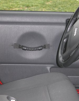 Jeep Wrangler Door Pull Straps - Rugged Ridge - Black - `97-`06